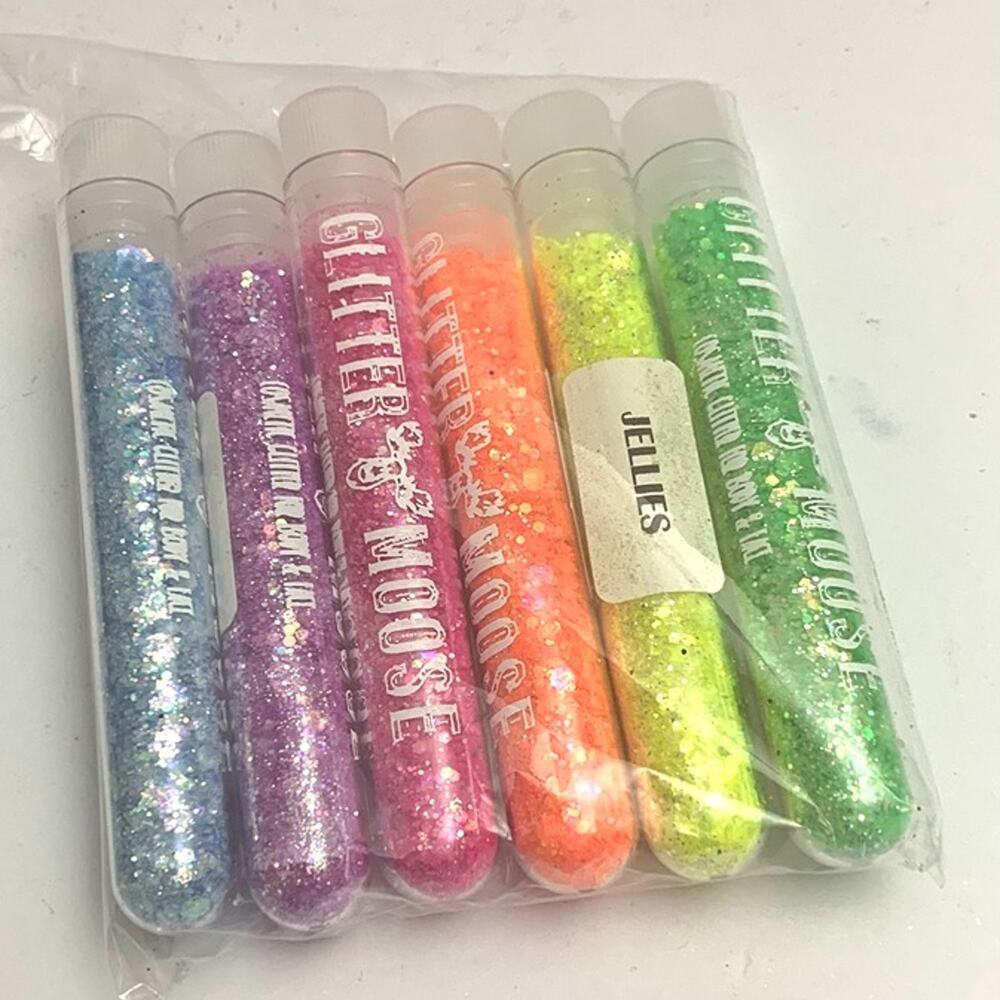 Glitter Moose Cosmetic Glitter Tube Set (6-Piece)